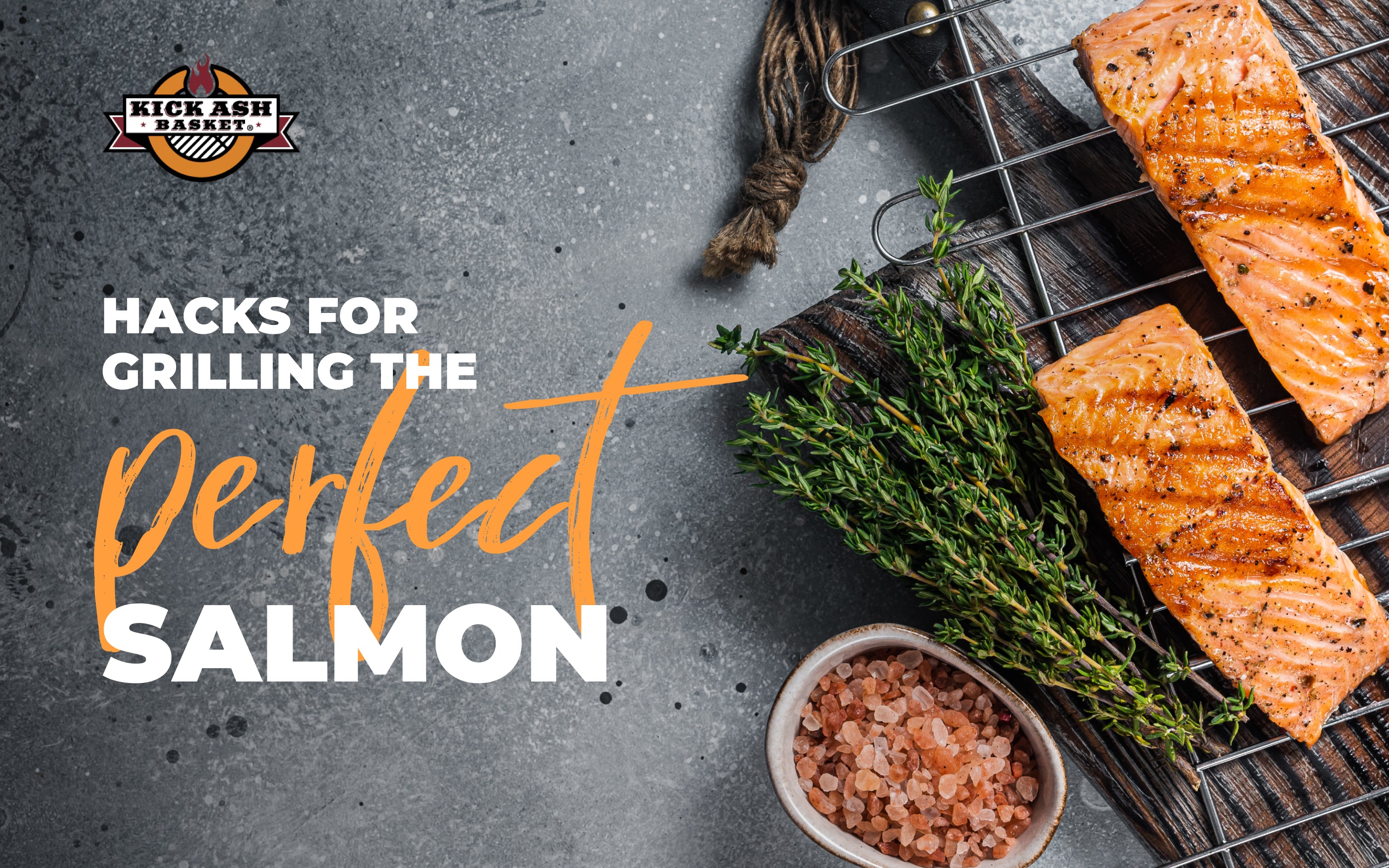 Salmon on charcoal grill on sale