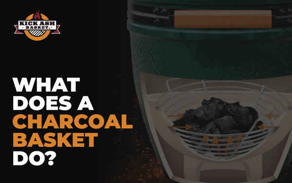 What does a charcoal basket do?