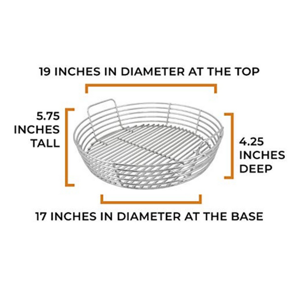 Dimensioned X-Large Kick Ash Basket
