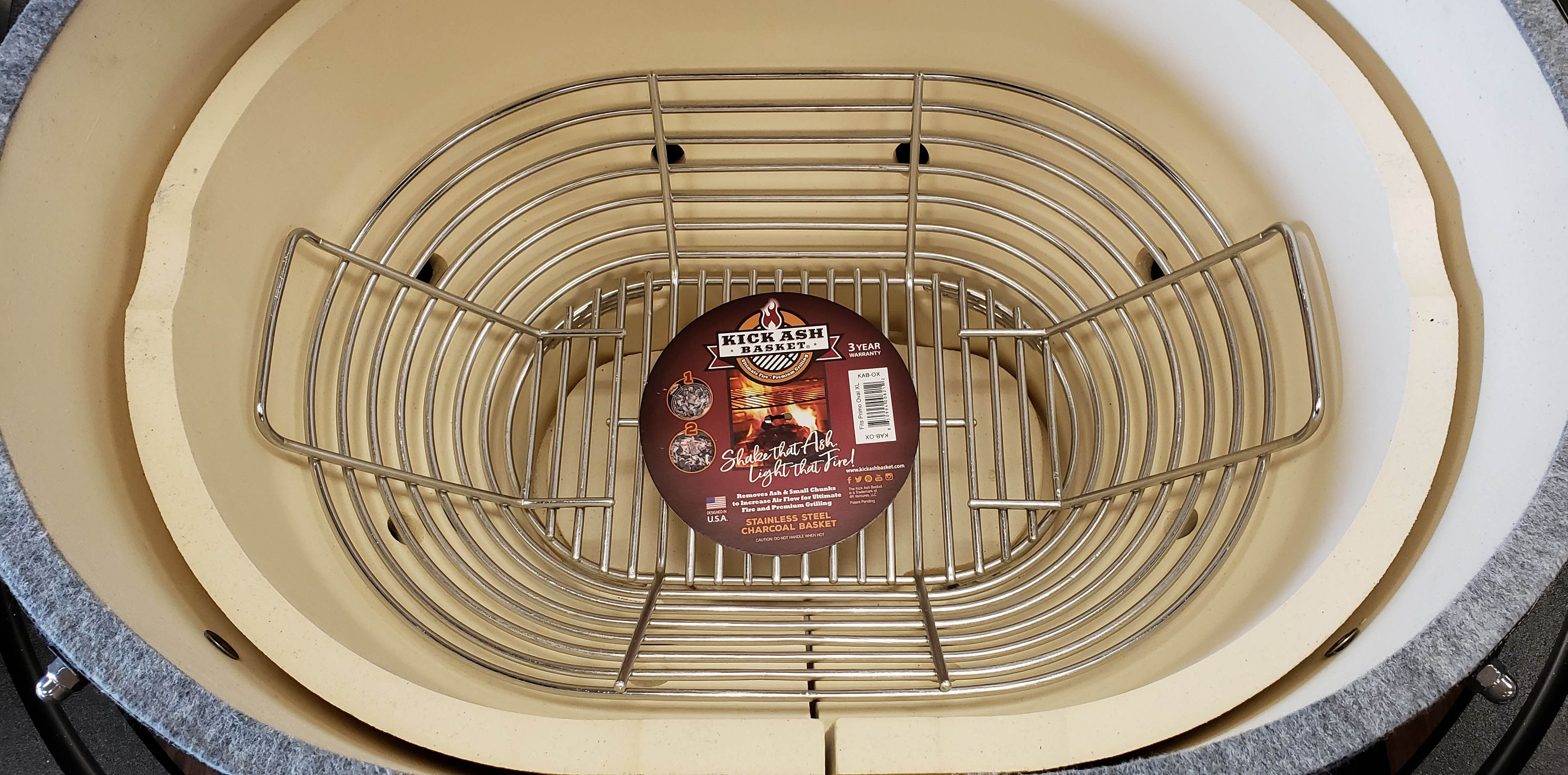 Oval XL Kick Ash Basket