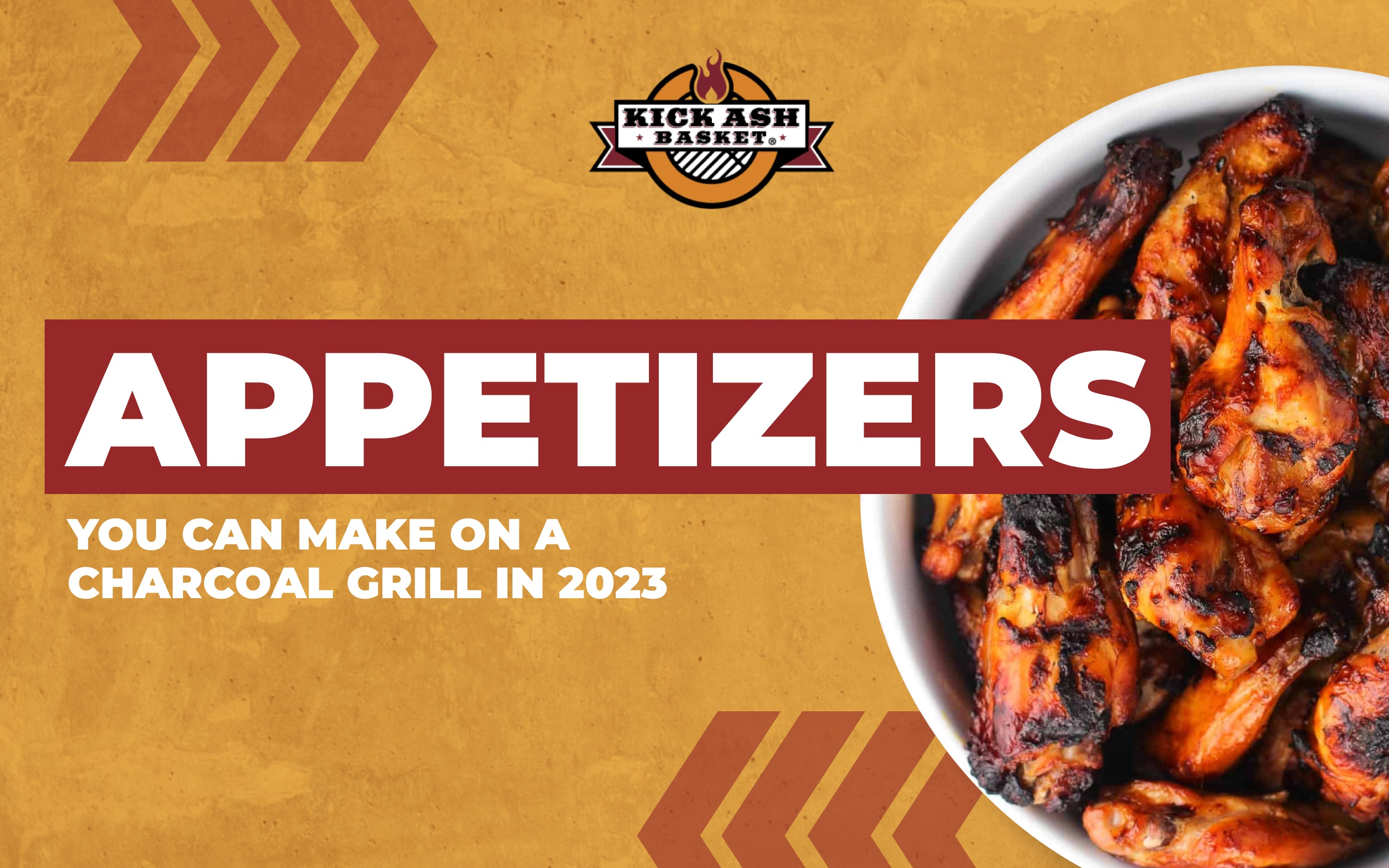 Game Day Appetizers Charcoal Grilling Kick Ash Basket