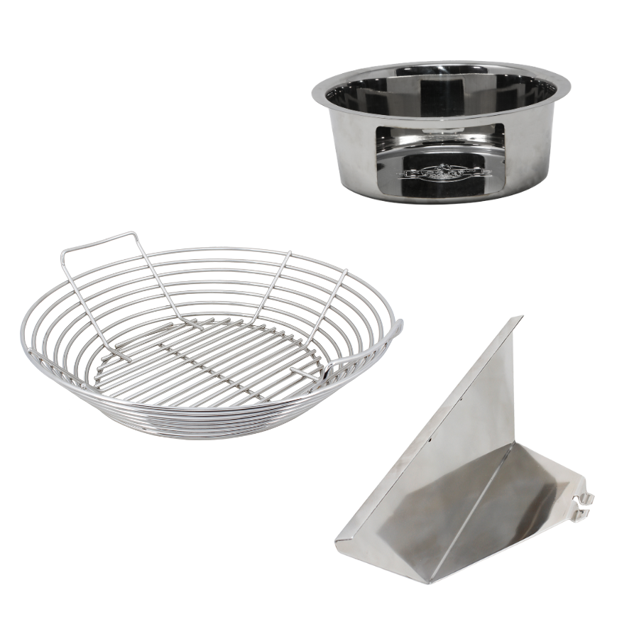 Kamado Joe Big Joe Bundle - Basket, Can and Divider