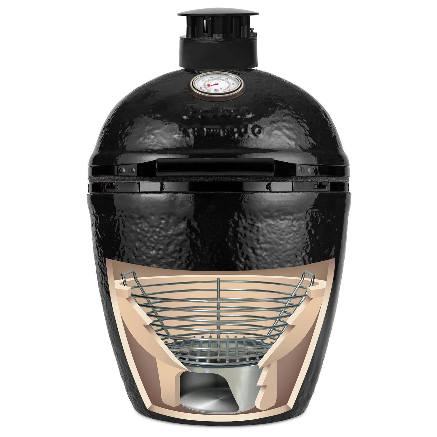 Blemished Kick Ash Can for Various Grills
