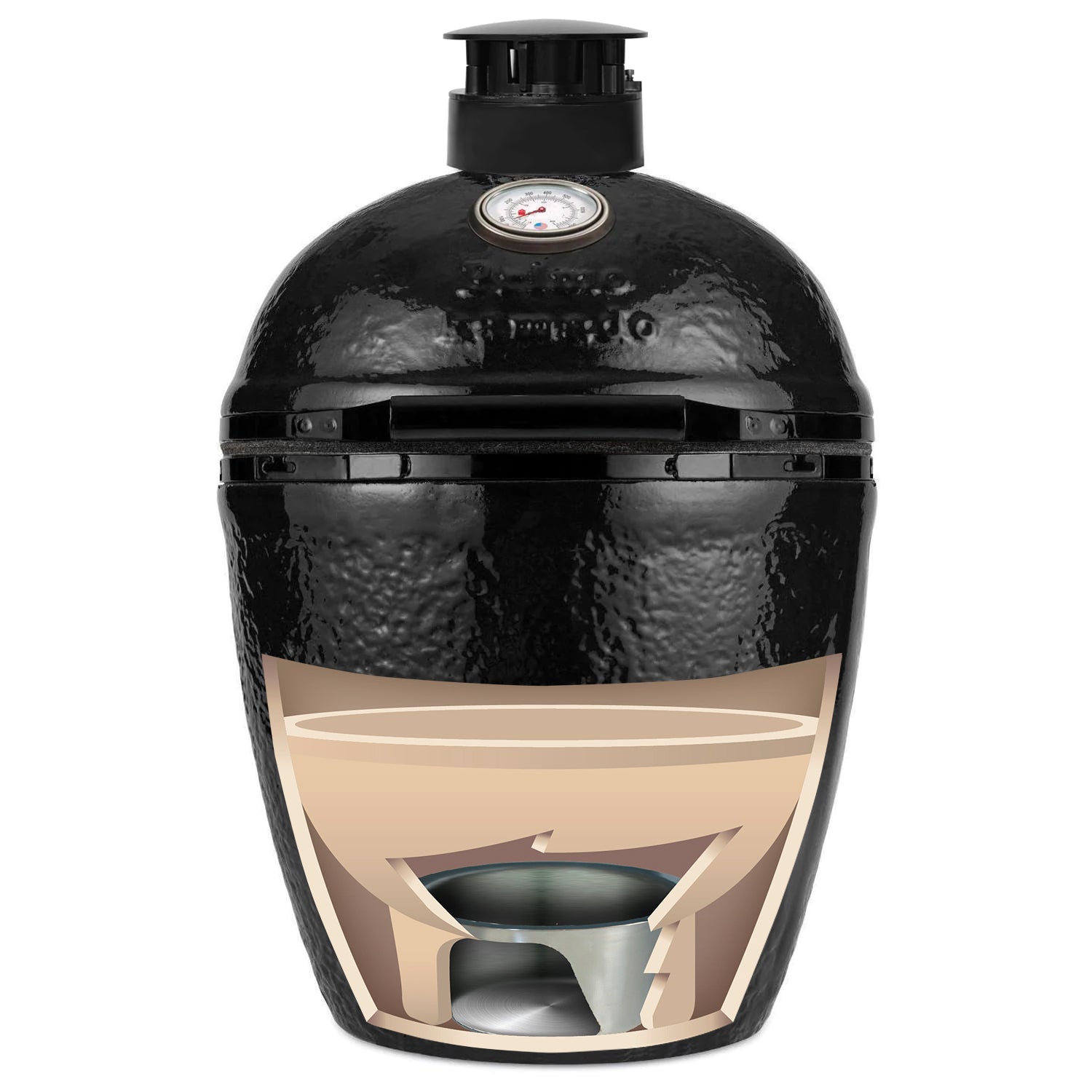 Blemished Kick Ash Can for Various Grills